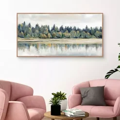 Clearance Kirklands Home Quiet Reflections Framed Canvas Art Print