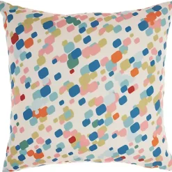 Hot Kirklands Home Rainbow Leaves Outdoor Square Throw Pillow Multi