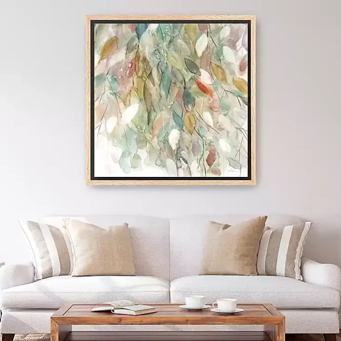 New Kirklands Home Rainy Cascade I Framed Canvas Art Print, 40x40 Multi