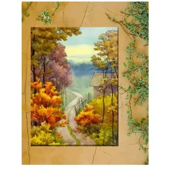 Clearance Kirklands Home Rambling Road Outdoor Canvas Art Print