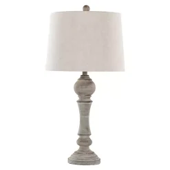 Discount Kirklands Home Reclaimed Wilton Table Lamps, Set of 2 Gray