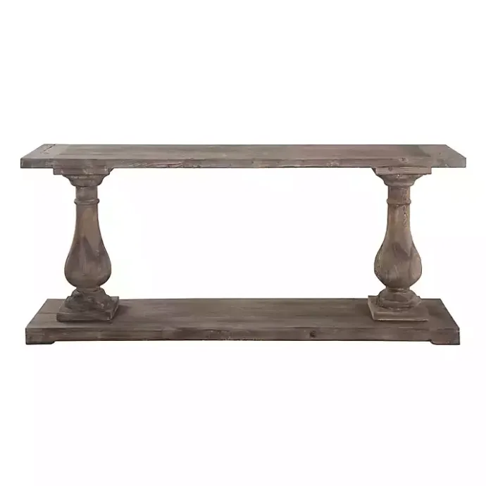 Sale Kirklands Home Reclaimed Pine Caroline Console Table Brown