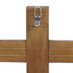Clearance Kirklands Home Reclaimed Wood Cross Wall Plaque Brown