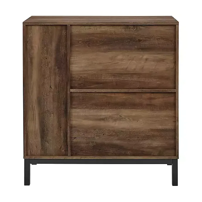Hot Kirklands Home Reclaimed Wood Industrial Bar Cabinet Brown