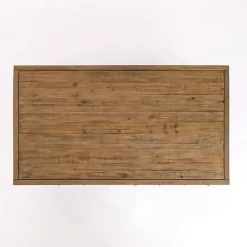 Outlet Kirklands Home Reclaimed Wood Keeping Drawers Coffee Table Brown