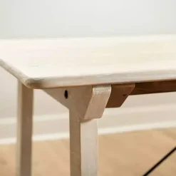 Sale Kirklands Home Reclaimed Wood Valetta Dining Table Tan
