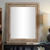 Outlet Kirklands Home Rectangle Distressed Beaded Wall Mirror