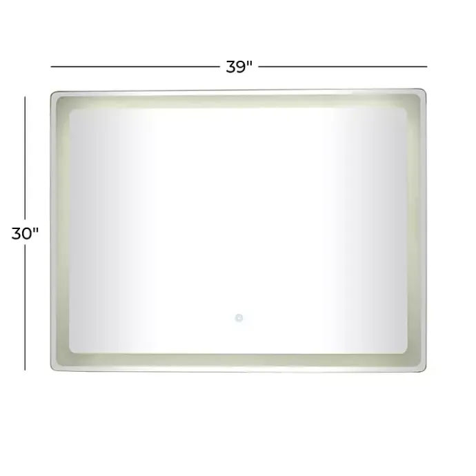 Outlet Kirklands Home Rectangular LED Wall Mirror