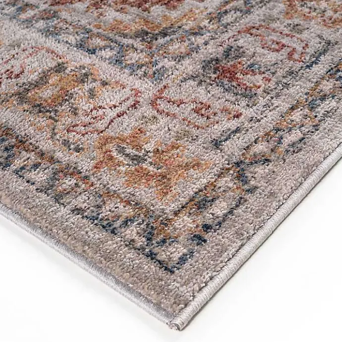 Best Kirklands Home Red & Blue Vintage Medallion Area Rug, 5x7