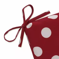 Hot Kirklands Home Red & White Polka Dot Outdoor Chaise Cushion