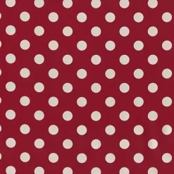 Outlet Kirklands Home Red & White Polka Dot Outdoor Settee Cushion