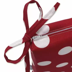 Outlet Kirklands Home Red & White Polka Dot Square Cushions, Set of 2