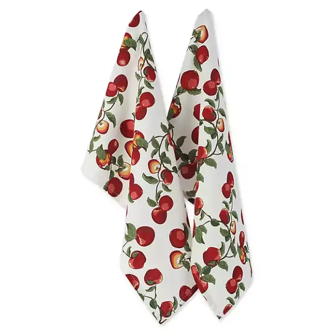 Best Kirklands Home Red Apples 4-pc. Kitchen Towel and Pot Holder Set