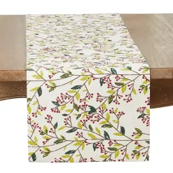 Best Kirklands Home Red Berry Delight Cotton Runner