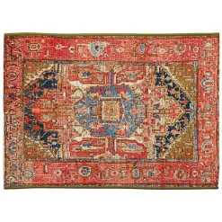 Sale Kirklands Home Diamond Medallion Indoor/Outdoor Rug, 3x4 Red