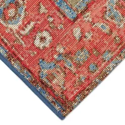 Sale Kirklands Home Diamond Medallion Indoor/Outdoor Rug, 3x4 Red