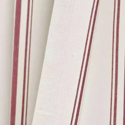 Discount Kirklands Home Red Farmhouse Stripe Curtain Panels, Set of 2