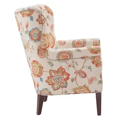 Online Kirklands Home Red Floral Colette Accent Chair