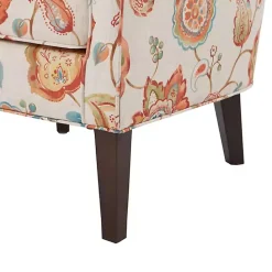 Online Kirklands Home Red Floral Colette Accent Chair