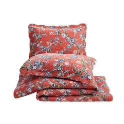 Kirklands Home Floral Dreams 3-pc. Full/Queen Quilt Set Red
