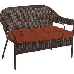 Sale Kirklands Home French Edge 3-pc. Outdoor Wicker Cushion Set Red