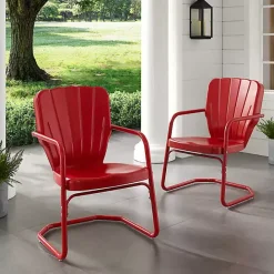 Discount Kirklands Home Metal Ridgeland 2-pc. Chair Set Red