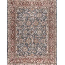 New Kirklands Home Red Persian Bordered Traditional Area Rug, 8x10