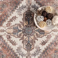 Clearance Kirklands Home Persian Medallion Washable Area Rug, 3x5 Red