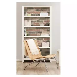 Discount Kirklands Home Red Reclaimed Brick Peel & Stick Wallpaper