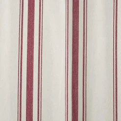 Best Kirklands Home Stripe Farmhouse Curtain Panel Set, 95 in. Red