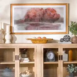 Discount Kirklands Home Red Tree Landscape Framed Art Print