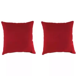 Online Kirklands Home Veranda Outdoor Pillows, Set of 2 Red