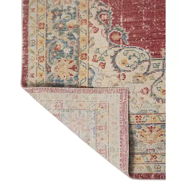 Online Kirklands Home Vintage Medallion Area Rug, 7x10 Red