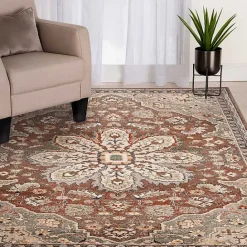 Online Kirklands Home Vintage Medallion Leia Area Rug, 5x7 Red