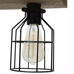 Online Kirklands Home Restored Wood 4-Light Pendant Light