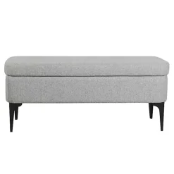 Outlet Kirklands Home Ricardo Woven Storage Bench Gray