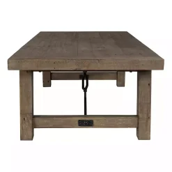 Outlet Kirklands Home Roane Gray Reclaimed Pine Coffee Table