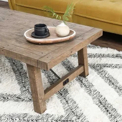 Outlet Kirklands Home Roane Gray Reclaimed Pine Coffee Table