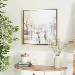 Hot Kirklands Home Romantic Rainy Paris Transitional Framed Wall Art