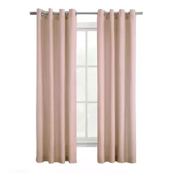Online Kirklands Home Rose Crinkle Harmony Curtain Panel, 84 in. Pink