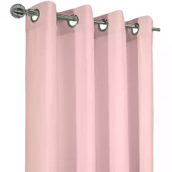 Online Kirklands Home Rose Crinkle Harmony Curtain Panel, 84 in. Pink