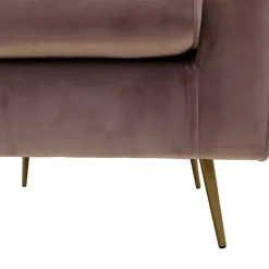 Clearance Kirklands Home Rose Velvet Lana Accent Chair Pink