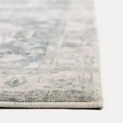 Sale Kirklands Home Rosette Dusty Aqua Runner