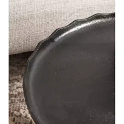 New Kirklands Home Round Alessia Coffee Table Black