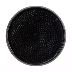 Best Kirklands Home Round Metal Layla Accent Table Black