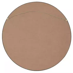 Sale Kirklands Home Round Black Wood Travis Accent Mirror