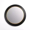 Discount Kirklands Home Round Bodiford Black and Gold Wall Mirror