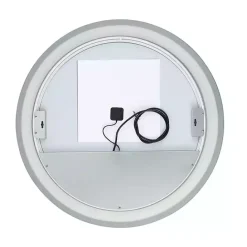 Outlet Kirklands Home Round Caspar LED Wall Mirror