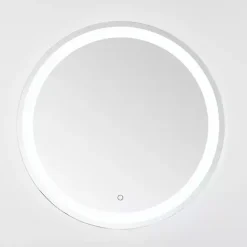 Outlet Kirklands Home Round Caspar LED Wall Mirror