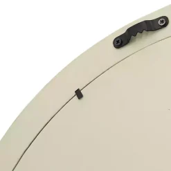 Hot Kirklands Home Round Cream Mango Wood Wall Mirror